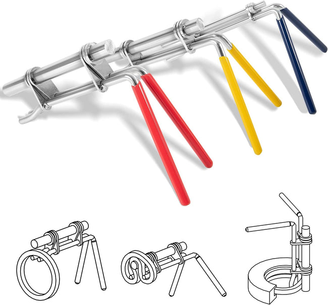 3 Pack Hydraulic Seal Installation Tools, Hydraulic Cylinder Piston Repair Seal Kit, U-Cup Rod Seal Installation Tool Kits Upgraded Seal Twistor Install Tool Set. Hover Image