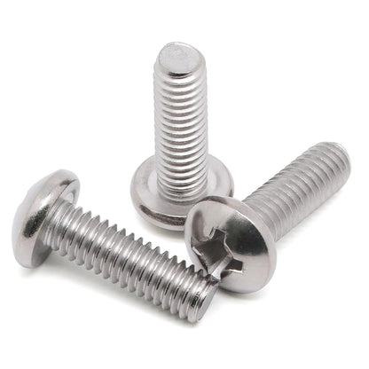 8-32 x 1/2" (1/4" to 3" Available) Pan Head Machine Screws, Full Thread, 304 Stainless Steel 18-8, Pack of 100