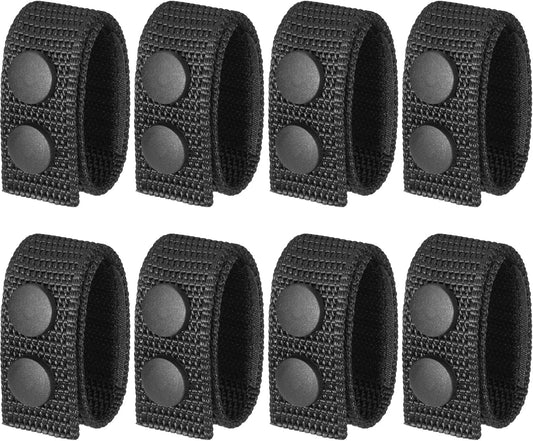 Belt Keepers for Duty Belt, 1000D Nylon Tactical Keepers 2Â¼" with Double Snaps.