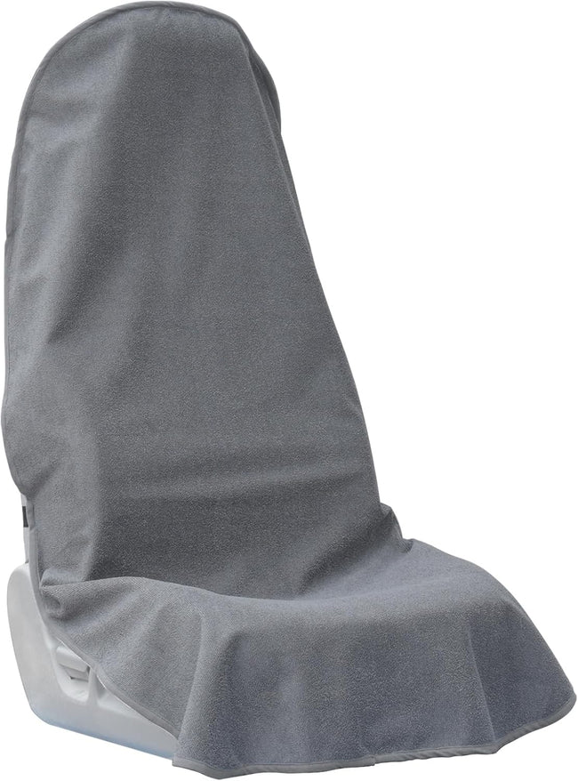Car Seat Covers Universal Car Protective Front Seat Covers Washable Non-Slip Seat Protectors for Gym Workouts,Waterproof and Sweatproof Towel Seat Covers for Cars,Trucks, Jeeps (Grey). Hover Image