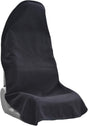 Car Seat Covers Universal Car Protective Front Seat Covers Washable Non-Slip Seat Protectors for Gym Workouts,Waterproof and Sweatproof Towel Seat Covers for Cars,Trucks, Jeeps (Black).