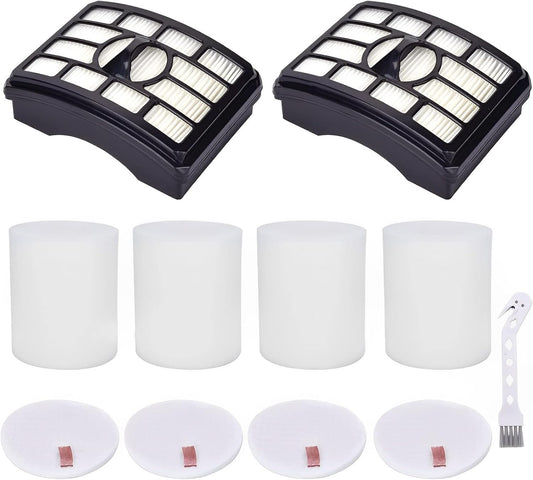 Filter Replacement for Shark Rotator Pro Lift-Away NV500, NV501, NV502, NV505, NV552, NV642, UV560, ZU780, ZU782, ZU785. Compare to Part # Xff500 Xhf500, 2 + 4 Foam & Felt Filters