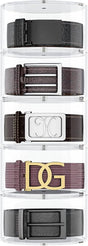 Belt Organizer, Acrylic 5 Layers Belt Case Storage Holder and Display for Accessories like Jewelry,Watch,Bracelets.