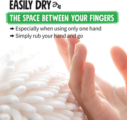 Fuzzy Ball Hand Towels (Set of 2) - Dry Your Hands conveniently with This Creative Hand Towel Hedgehog Decorative Towels for Bathroom (Pack of 2, Mint)