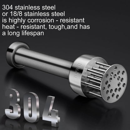 Stainless Steel Meat Tenderizer Tool with 21 Sharp Needles - A Meat Tenderizer Mallet for Chicken and Beef, Durable Meat Mallet Hammer, Easy-Grip Meat Hammer Tenderizer