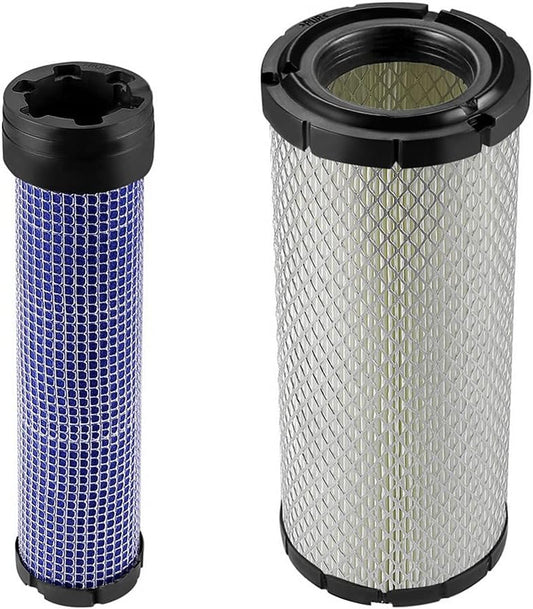 For Kawasaki 11013-7044 & 11013-7045 Inner & Outer Air Filter Cleaners Combo OEM for Donaldson Kohler 25-083-01-S P821575 & P822858.