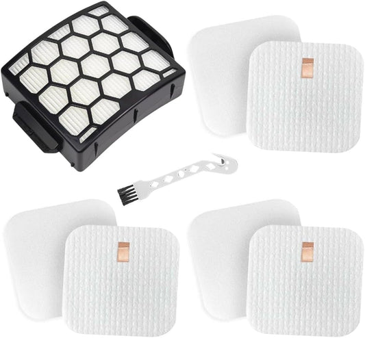 LA300, LA401, LA455 Filter Replacement for Shark LA502, LA500, LA301, LA555, Rotator Navigator Lift-Away ADV DuoClean PowerFins Upright, Washable/Reusable Filters Perfect for Pet Hair, Dirt, Dust.