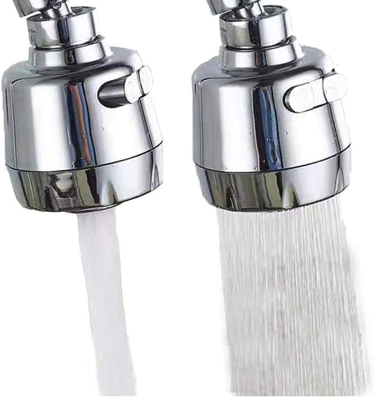 360Â° Swivel Kitchen Sink Faucet Aerator Faucet Sprayer Attachment Tap Aerator Faucet Nozzle Faucet Head 55/64'' Female Thread for Kitchen, Bathroom Faucet (Shorter Style 1PC,Adapter Included).