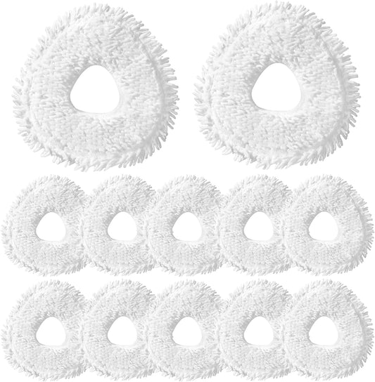 12-Pack Replacement Mop Pads for Narwal Freo, Freo Pro, Freo X Ultra, Z Ultra, Freo Z10 & X10 Pro Robot Vacuum & Mop, Washable Reusable Microfiber Robot Vacuum Mop Pads.