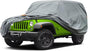 Heavy Duty Jeep 2dr Car Cover, Custom Fit Jeep Wrangler 2 Door CJ YJ JK JL Waterproof All Weather for Automobiles, Full Car Cover - Sun, Rain & UV Protection.