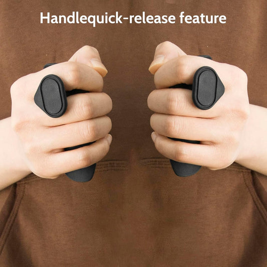 Weight Lifting Grips - Rubber Anti-Slip Workout Grips, Ergonomics Hand Protector Gloves for Gym Training and Exercise, Dumbbell, Bar Pad, Pull Up Men Women, No Sweaty (Black)