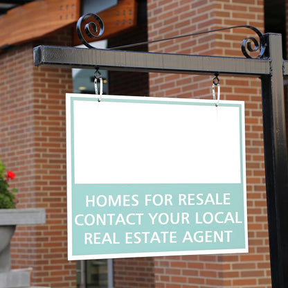 30 Pcs Real Estate Sign Rider Clips Hanging Stainless Steel for Posts Open House Plaque