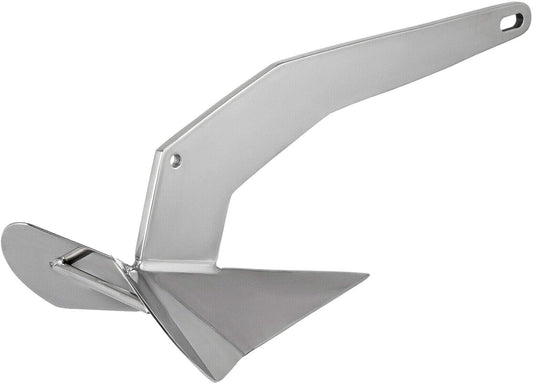 Stainless Steel Delta/Wing Style Boat Anchor Heavy Duty Triangular 11lb / 13lb 16lb /17.5lb 22lb 33lb 35lb Wing Triangle  13 lb/6 kg