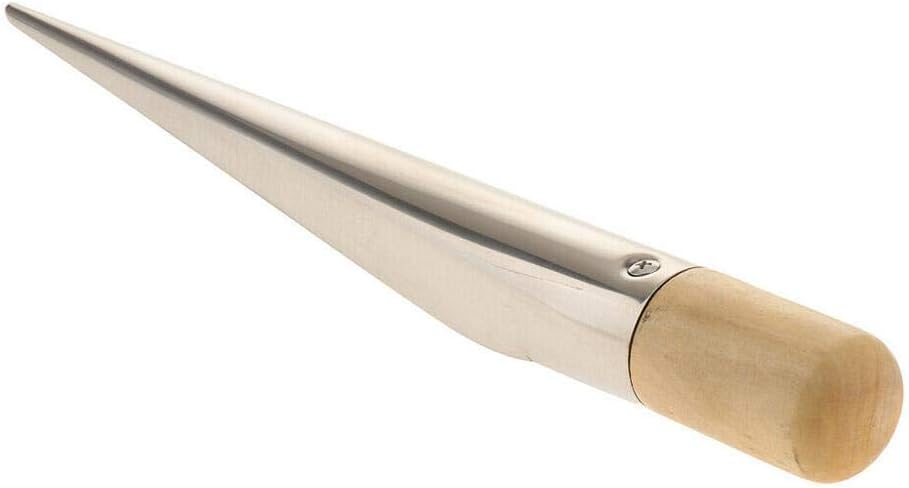 Rope Splicing Spike FID Stainless Steel with Wood Handle  Small (170mm)