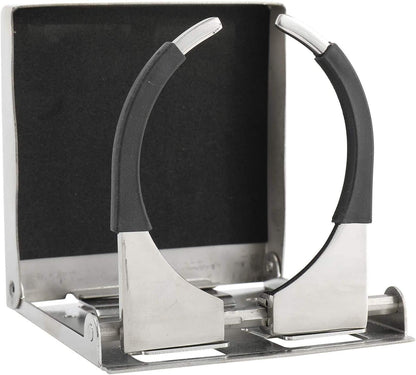 316 Stainless Steel Adjustable Fold Down Cup Drink Holder Marine Boat Caravan Car for Mug up to Dia 3.15"