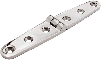 6" Long Tongue Hinge Marine Grade Stainless Steel Heavy Mirror Polished Door Cabinet Cupboard Thickened for Boat Yacht Hardware