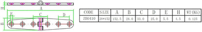 6" Long Tongue Hinge Marine Grade Stainless Steel Heavy Mirror Polished Door Cabinet Cupboard Thickened for Boat Yacht Hardware