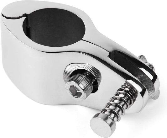 (Set of 2) Stainless Boat Bimini Top Hinged Jaw Slide 1" 25 mm