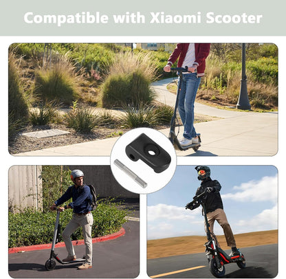 Folding hook lock with iron clasp, compatible with Xiao-Mi M365, reinforced hinge for aluminium folding electric scooters.