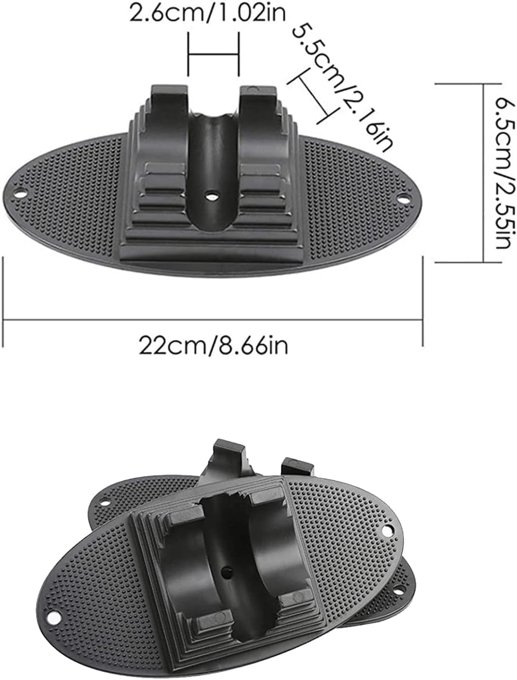 Universal kickstand, 2 pieces, for wheels from 90 mm to 120 mm, stunt kickstand, extra stable stand, professional scooter kickstand, freestyle kickstand, stunt kickstand
