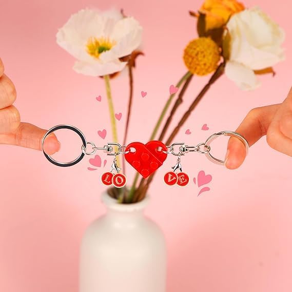 Keychain for ladies and gents, keychain, bracelet, car keychain with tassel, Christmas gifts for women, wrist, keychain Red
