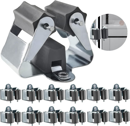 Petluno Broom Holder - Tool Holder Broom Wall Mount System Multi Wall Holder Mounting System Garden Tools Set Including Fixing Hardware (blue) grey 6