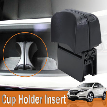 Cup Holder Insert Fits for 2016 2017 2018 Honda HRV HR-V, Replaces 77230-T7W-A02ZA