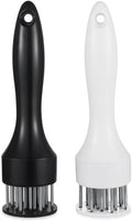 2 Pack Meat Tenderizer Tool Profession Kitchen Gadgets Jacquard Meat Tenderizers 21 Blades Stainless Steel Meat Tenderizer Needle Best For Tenderizing,BBQ,Marinade & Flavor Maximizer