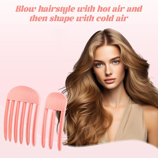 6Pcs Volumizing Hair Clips - Hair Volume Clips for Fluffy Bangs, Spong Bun Updo Volumizing Hair Root Clips Hair Comb Tool (Pink)