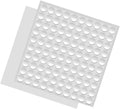 Store Rubber Bumpers Clear Self Adhesive Bumpers Noise Dampening Buffer Pads 100PCS 3/8 Inch Protection for Cabinet Door Drawer Wooden Floor-Hemispherical