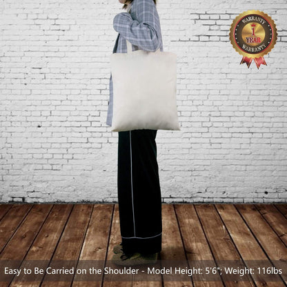 12-Pack Economical Cotton Tote Bag, Lightweight Medium Reusable Grocery Shopping Cloth Bag, Suitable for DIY, Advertising, Promotion, Gift, Giveaway, Activity