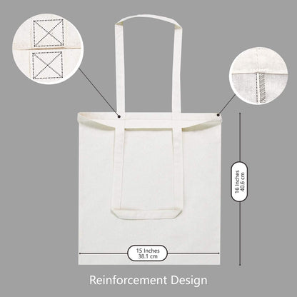 12-Pack Economical Cotton Tote Bag, Lightweight Medium Reusable Grocery Shopping Cloth Bag, Suitable for DIY, Advertising, Promotion, Gift, Giveaway, Activity