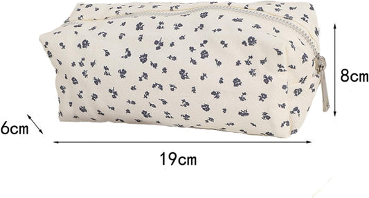 Pencil Case Pencil, Teenage Pen Case, Pen Case Leather, The Cute Cartoon Small can be Used as a Key Bag, a Cosmetic Bag, and is Easy to Carry (White, blue285)