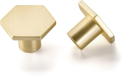 5 Pack Cabinet Knobs Gold Kitchen Drawer Knobs - LS6275GD Gold Cupboard Knobs Kitchen Cabinet Hardware Gold Drawer Knobs Cabinet Door Knobs