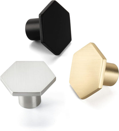 5 Pack Cabinet Knobs Gold Kitchen Drawer Knobs - LS6275GD Gold Cupboard Knobs Kitchen Cabinet Hardware Gold Drawer Knobs Cabinet Door Knobs