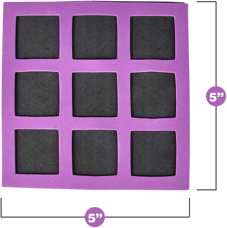 Tic Tac Toe (Bulk Pack of 24) 5"x5" Foam Tic-Tac-Toe Mini Board Game Toys for Kids, Birthday Party Favors, Goody Bag Stuffers, Classroom Prizes & Occupational Therapy, Stocking Stuffers