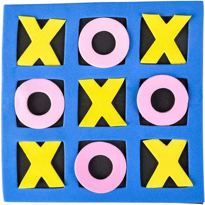 Tic Tac Toe (Bulk Pack of 24) 5"x5" Foam Tic-Tac-Toe Mini Board Game Toys for Kids, Birthday Party Favors, Goody Bag Stuffers, Classroom Prizes & Occupational Therapy, Stocking Stuffers