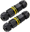 FX Junction Box Outdoor Waterproof IP68 Electrical Cable Connector 2 Way M20 Plug Wire Range 5 to 12mm External Cord Boxes 2 pcs