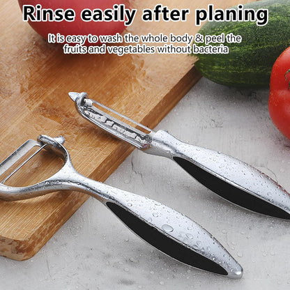 Vegetable Peeler Swivel Potato Peelers, Multifunction Peeler Set, Sharp Stainless Steel Blades and Ergonomic Handle