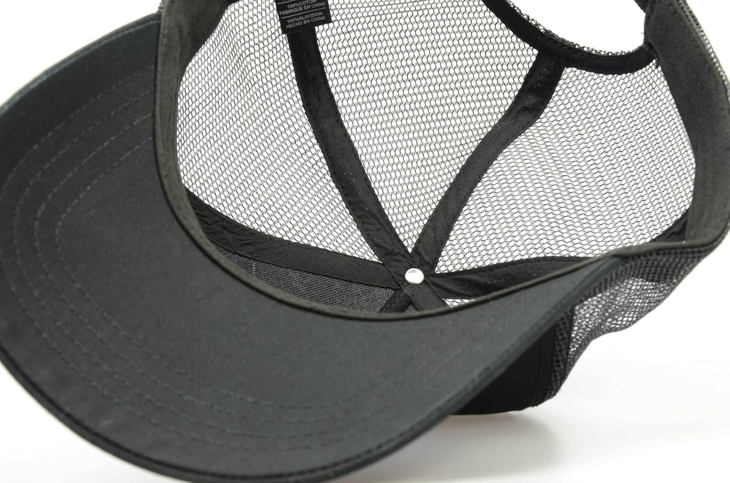 Oversize XXL Mesh Trucker Hat Big Head Hats for Men High Crown Baseball Cap Breathable Dad Hat Adjustable 23.6"-25.6"