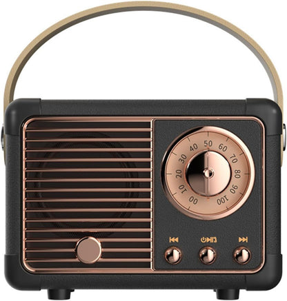 HM11 Vintage Speaker with, 5.0, USB Charging, 3W Output, 2-4 Hours Playback