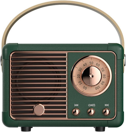 HM11 Vintage Speaker with, 5.0, USB Charging, 3W Output, 2-4 Hours Playback