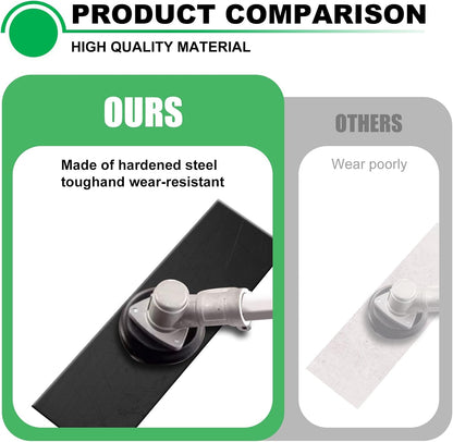 6Pack Edger Blades 8X2 Hole Diameter 1" Eco Edger Blade Replacement Compatible with Echo 720-237-001, Maruyama 216062. Green Machine 237001