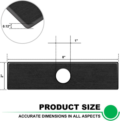 6Pack Edger Blades 8X2 Hole Diameter 1" Eco Edger Blade Replacement Compatible with Echo 720-237-001, Maruyama 216062. Green Machine 237001