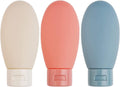 Travel Bottles, 3 PCS Travel Containers for Toiletries, Leak-Proof Refillable Squeezable Travel Bottles Set for Shampoo, Body Wash and Travel