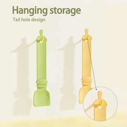 2 Pcs Cat Strip Feeders, Cute Head Shape Squeeze Spoon Multifunctional 2-in-1 Food Dispenser Treat Spoon for Wet Food Pet Supplies