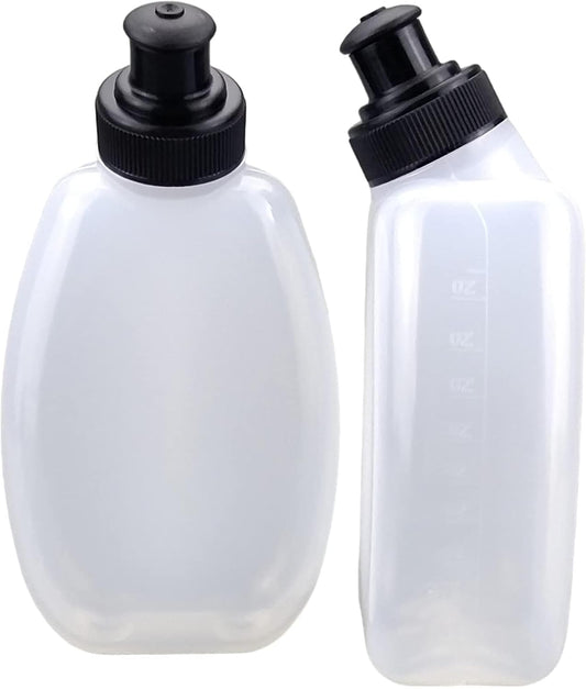2x10oz BPA-Free Water Bottles for the Running Hydration Belt, Fuel Belts Replacement Bottle Set for Marathon Walking Hiking Cycling Trail Skiing（2 Pack）