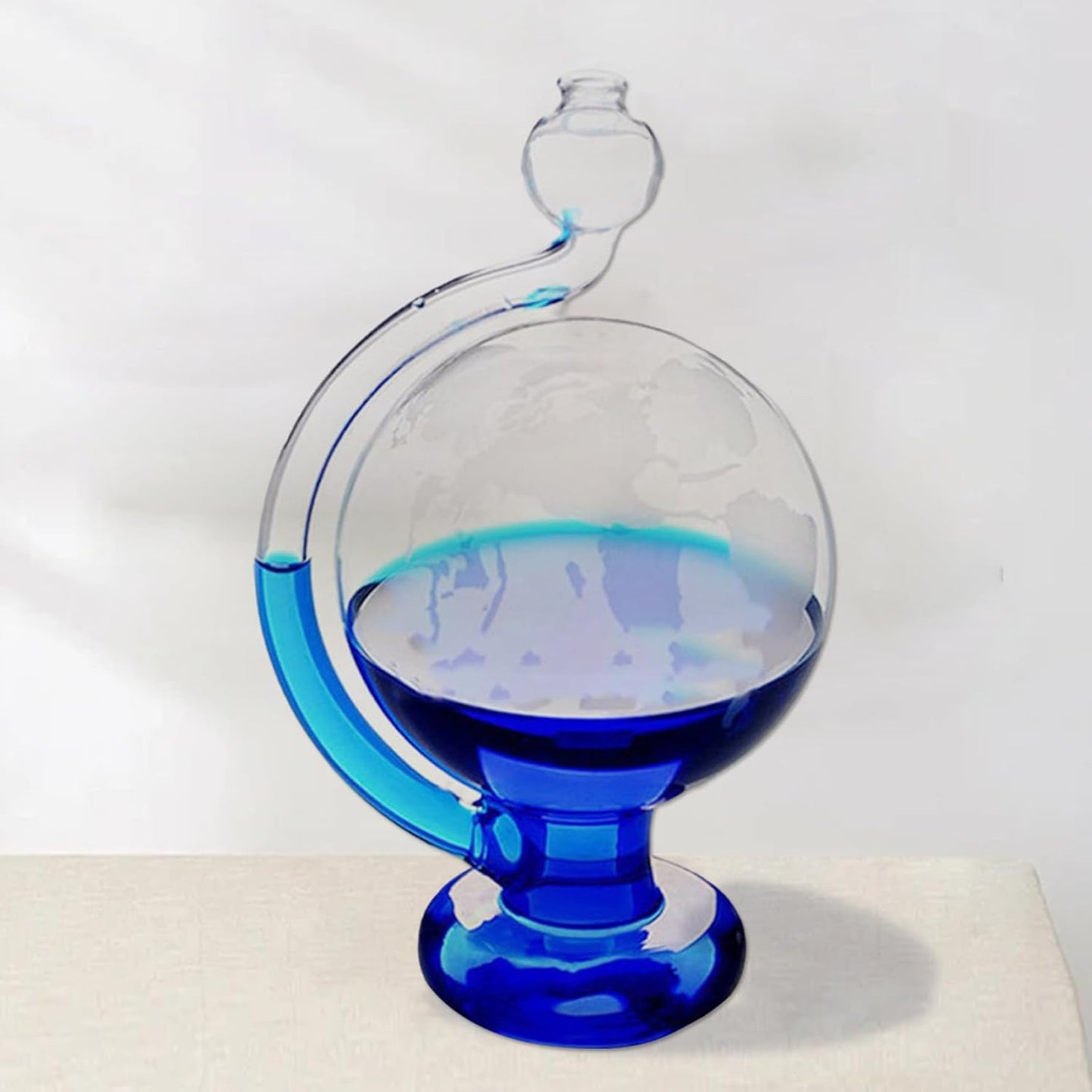 Storm Glass Weather Predictor, Visual Barometric Pressure Gauge, Portable Glass Barometers for The Home Office Desktop Decor Gifts