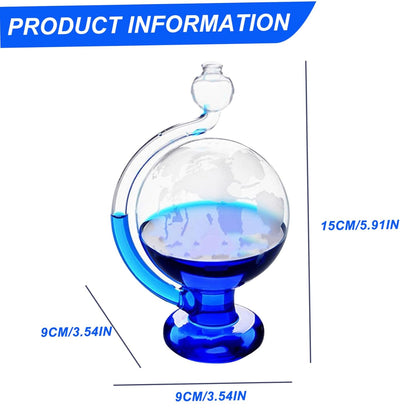 Storm Glass Weather Predictor, Visual Barometric Pressure Gauge, Portable Glass Barometers for The Home Office Desktop Decor Gifts