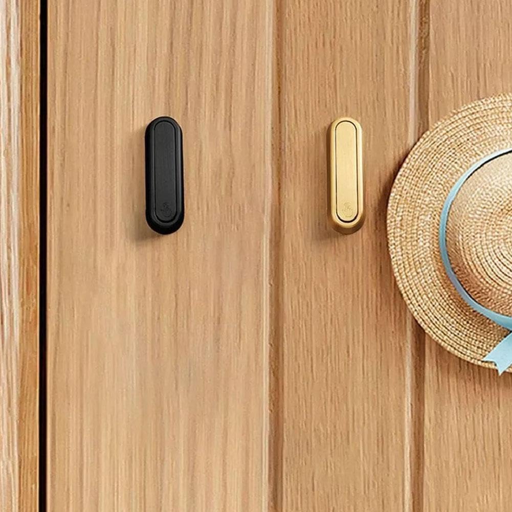Folding Wall Hook, 2025 New Flip Down Hook Folding Heavy-Duty Coat Hooks Wall, Invisible Foldable Valet Hooks for Hanging Coats, Scarves, Hats, Bathrobes, Keys, Bags (Brown)